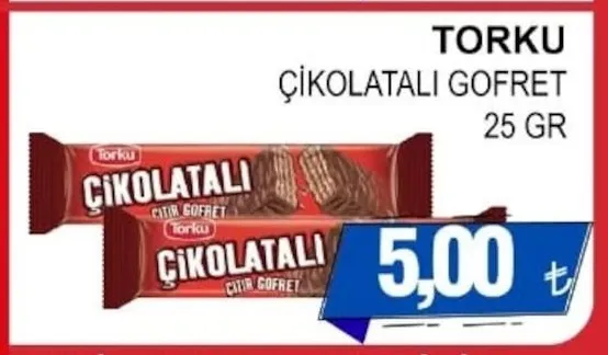 Torku Çikolatalı Gofret 25 Gr