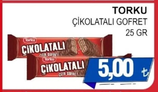 Torku Çikolatalı Gofret 25 Gr