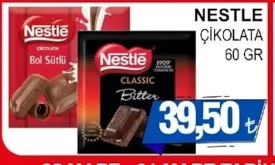 Nestle Çikolata 60 Gr