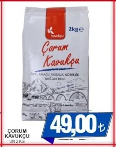 Çorum Kavukçu Un 2 Kg