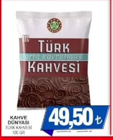 Kahve Dünyasi Türk Kahvesi 100 Gr