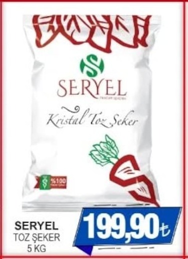 Seryel Toz Şeker 5 Kg