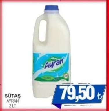 Sütaş Ayran 2 Lt