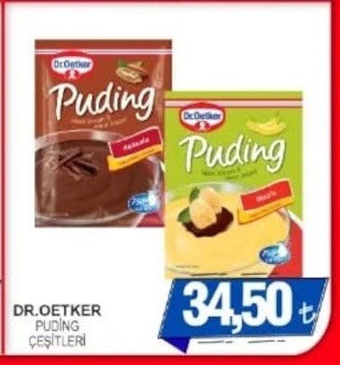 Dr. Oetker Puding Çeşitleri