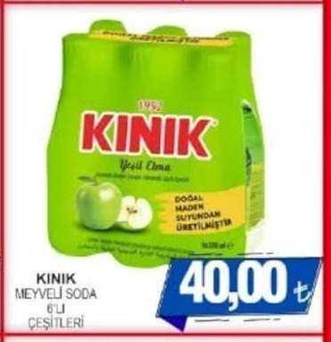 Kinik Meyveli Soda 6'Li Çeşitleri