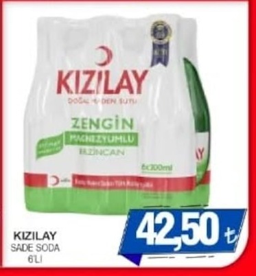 Kızılay Sade Soda 6 Lt