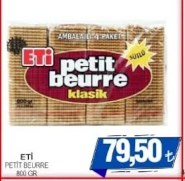 Eti Petit Beurre 800 Gr