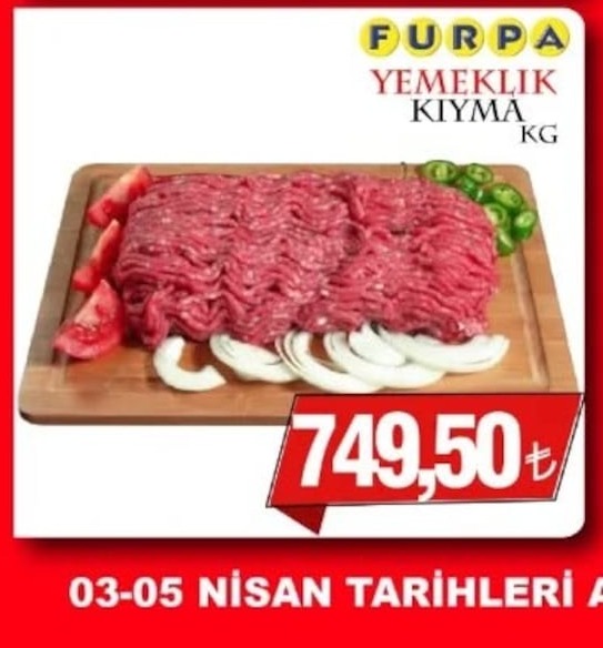 Furpa Yemeklik Kıyma Kg