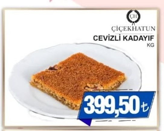 Çiçekhatun Cevizli Kadayıf Kg