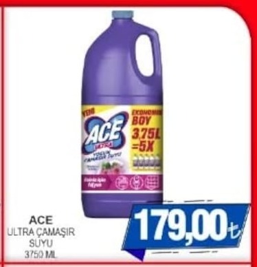 Ace Ultra Çamaşir Suyu 3750 Ml