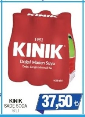 Kinik Sade Soda 6'Li