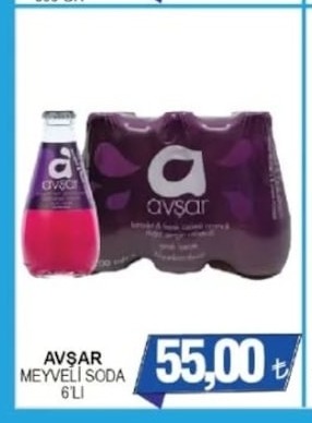 Avşar Meyveli Soda 6'Lı