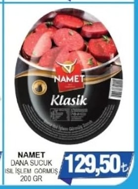 Namet Dana Sucuk Isıl İşlem Görmüş 200 Gr