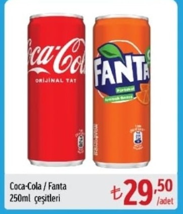 Coca-Cola / Fanta 250Ml Çeşitleri