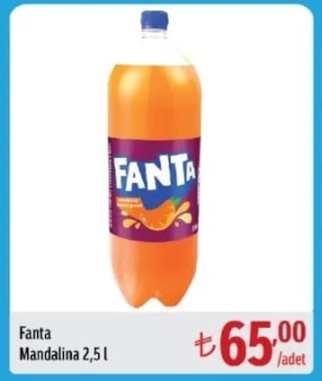 Fanta Mandalina 2,5 L
