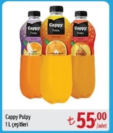 Cappy Pulpy 1 L Çeşitleri