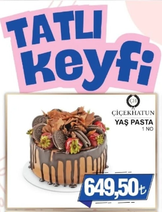 Çiçekhatun Yaş Pasta 1 No