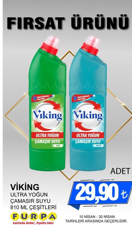 Viking Ultra Yoğun Çamaşir Suyu 810 Ml