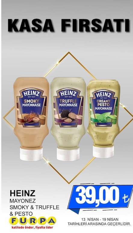 Heinz Mayonez Smoky & Truffle & Pesto