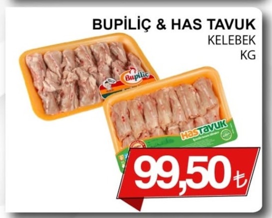 Bupiliç & Has Tavuk Kelebek Kg