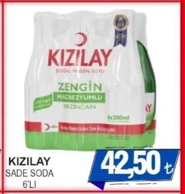 Kizilay Sade Soda 6'Li