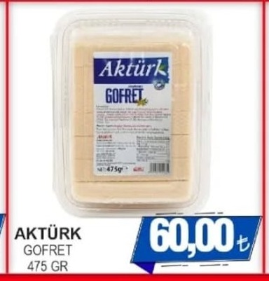 Aktürk Gofret 475 Gr