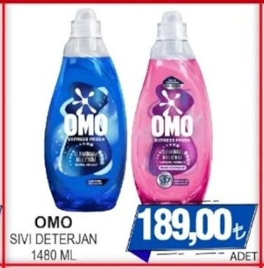Omo Sivi Deterjan 1480 Ml