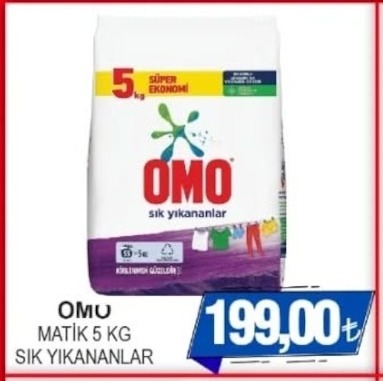 Omo Matik 5 Kg Sık Yıkama