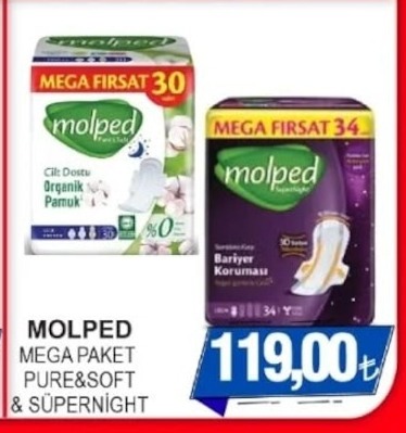 Molped Mega Paket Pure&Soft & Süpernight