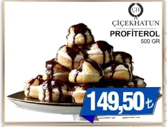 Çiçekhatun Profiterol 500 Gr