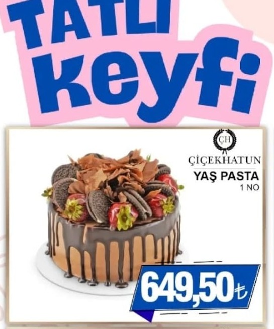 Çiçekhatun Yaş Pasta 1 No