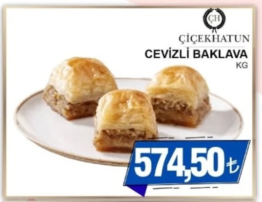 Çiçekhatun Cevizli Baklava Kg