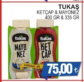 Tukaş Ketçap & Mayonez 400 Gr & 335 Gr