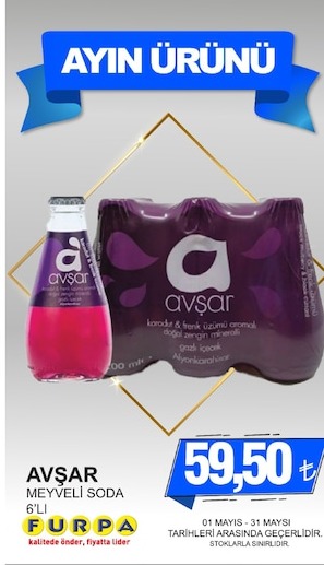 Avşar Meyveli Soda 6'Lı