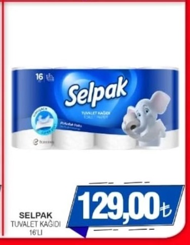 Selpak Tuvalet Kağıdı 16'Lı