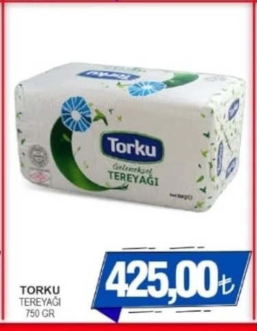 Torku Tereyaği 750 Gr
