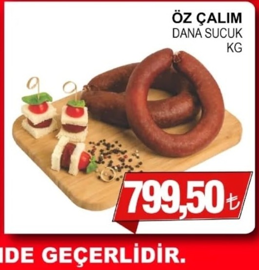 Öz Çalim Dana Sucuk Kg