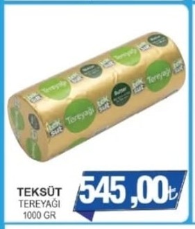 Teksüt Tereyağı 1000 Gr