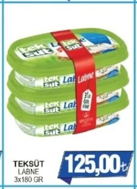 Teksüt Labne 3X180 Gr