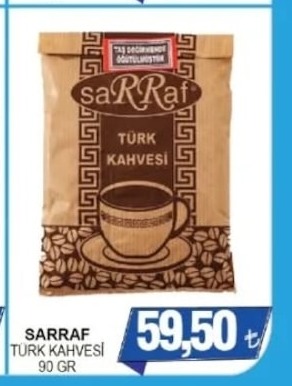 Sarraf Türk Kahvesi 90 Gr