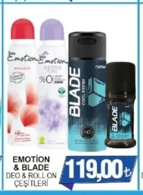 Emotion & Blade Deo & Roll On Çeşitleri