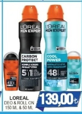 Loreal Deo & Roll On 150 Ml & 50 Ml