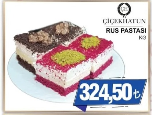 Çiçekhatun Rus Pastasi Kg