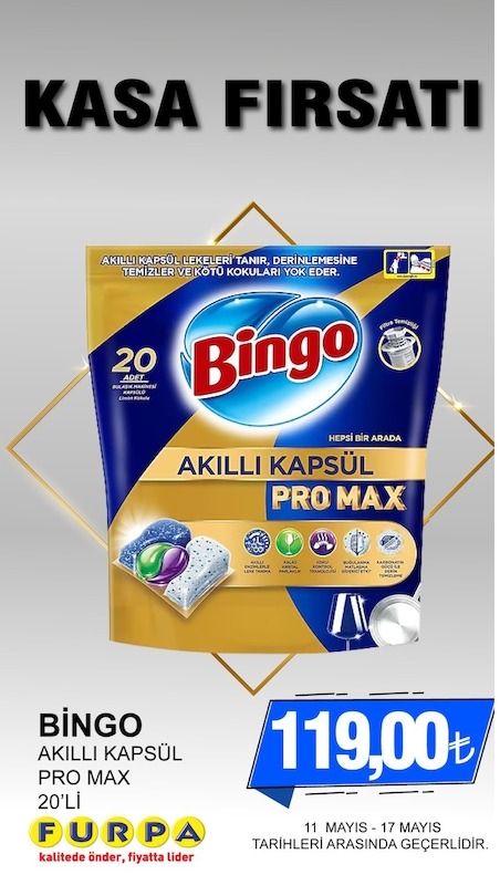 Bingo Akilli Kapsül Pro Max 20'Li