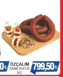 Özçalım Dana Sucuk Kg