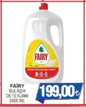 Fairy Bulaşık Deterjanı 2600 Ml