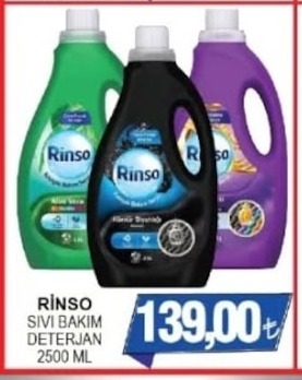 Rinso Sıvı Bakım Deterjan 2500 Ml
