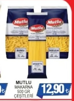 Mutlu Makarna Çeşitleri 500 Gr