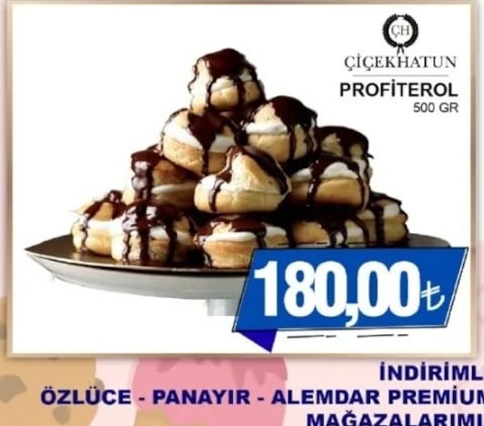 Çiçekhatun Profiterol 500 Gr