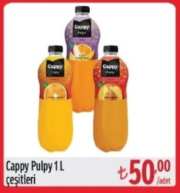 Cappy Pulpy 1 L Çeşitleri